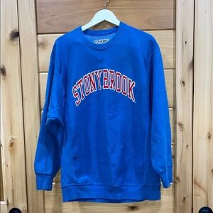 Steve & Barry's Vintage 90’s Vibrant Blue Stony Brook Sweatshirt